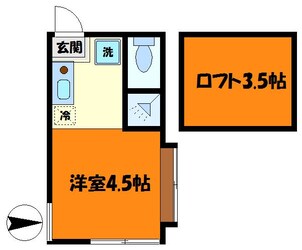 エアプレイス元住吉の物件間取画像